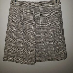 Black and white plaid lined shirt